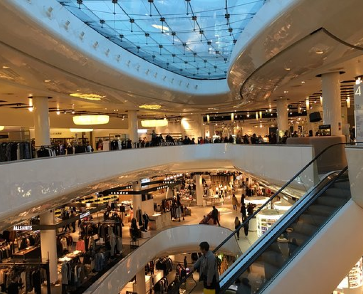 Le Selfridges Building, inérieur, Birmingham