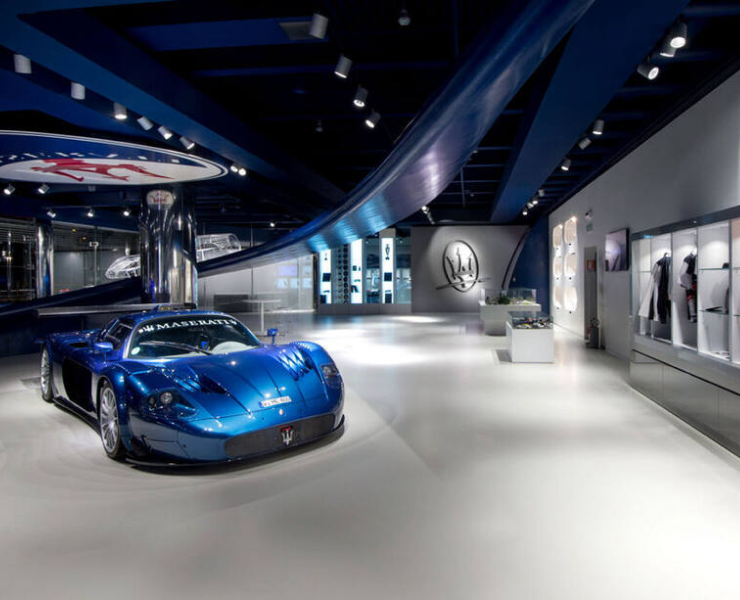 Maserati Museum, interieur, Modène